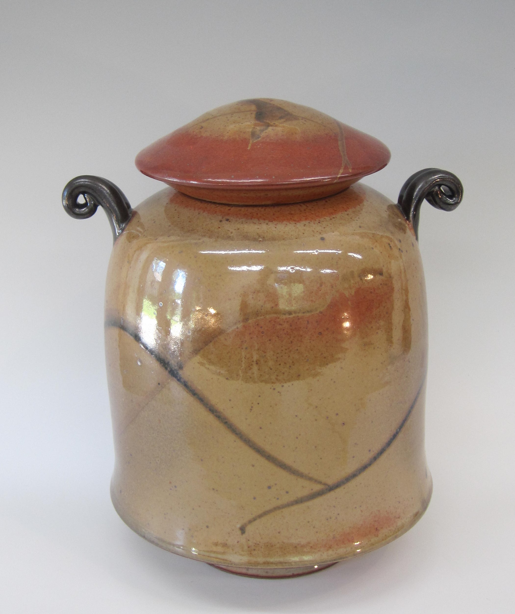 Lidded Jar 12"x 9 1/2" item#265 $265