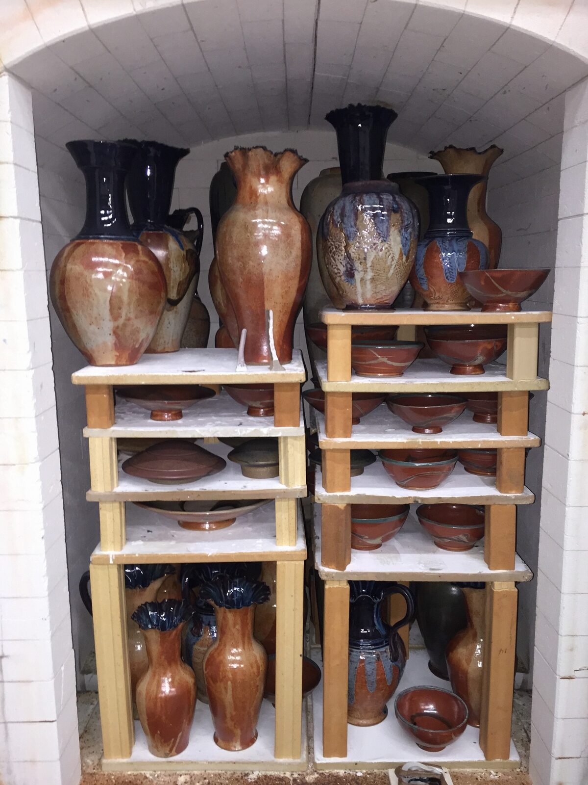 I opened the kiln Dec. 20 and will post some individual shots to the showcase this week