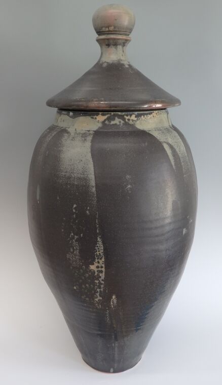 Item #314 Lidded Jar 30"x12"