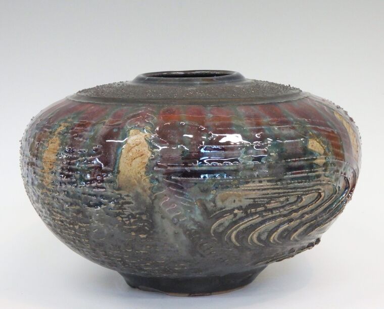 #352 textured jar