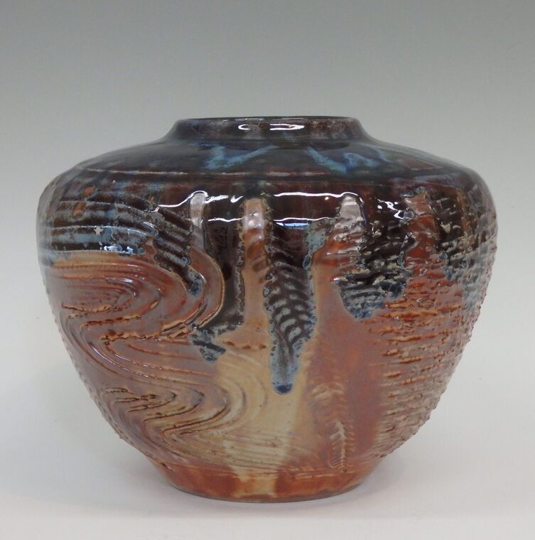 #357 textured jar