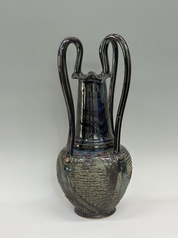 4 handled vase