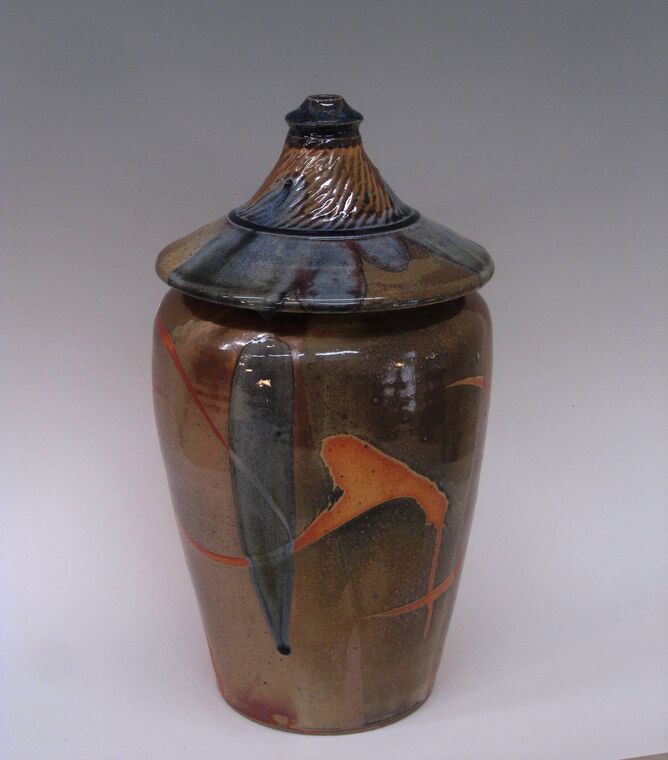 Item # 225 17" x 8.5" Olive Jar