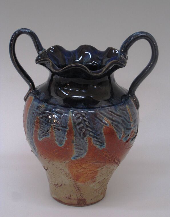 Item # 234 9.25" x 7.5" Vase with Handles