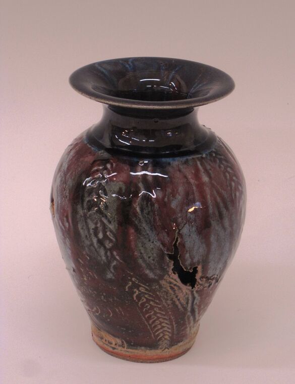 Item # 245 7' x 4.5" Torn Vase