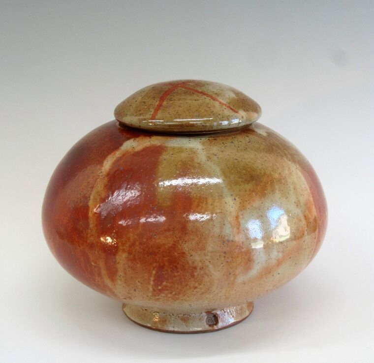 Item # 278 Lidded Jar 8"x 9 1/2"