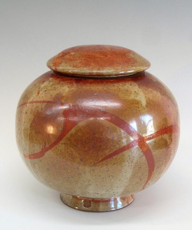 Item # 279 Lidded Jar 9"x 9"