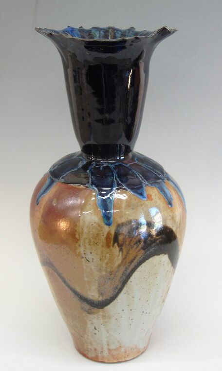 Item #284 Flared Rim Vase 17"x 7 1/2"