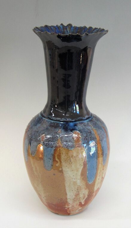 Item# 286 Flared Rim Vase 16"x 7"