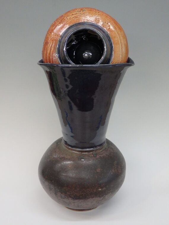 Item #326 Sculpture, Pot with in a Pot with in a Pot