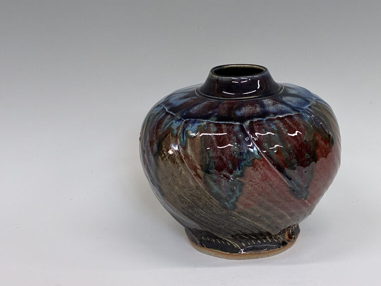 Jar with Glass Accents