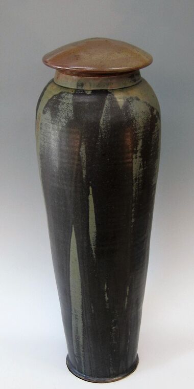 Tall Lidded Jar " item # 261