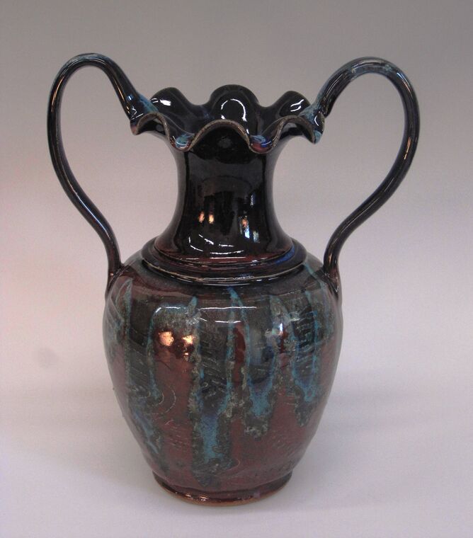 Vase with Handles 11" x 9" item # 251
