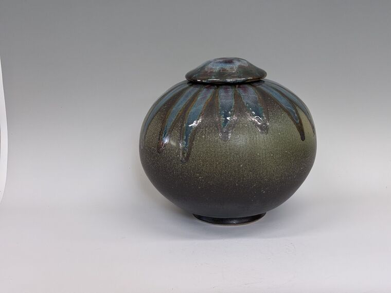 Wide Lidded Jar