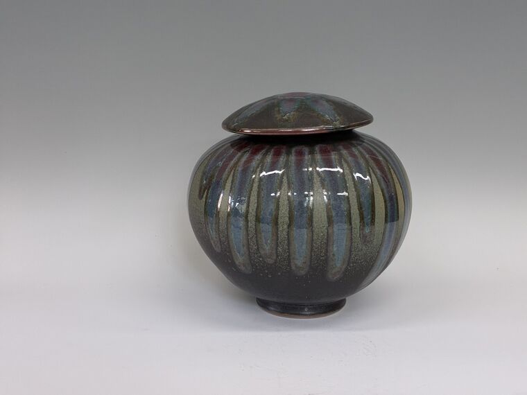 Wide Lidded Jar