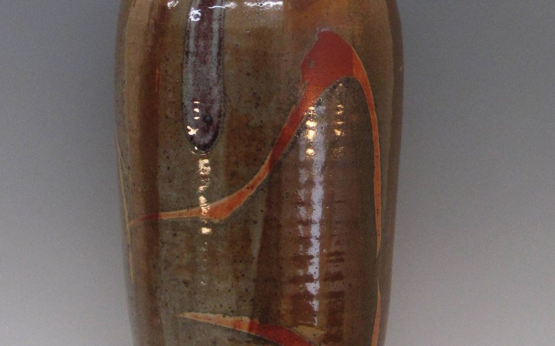 item # 221  25"x 9"  Vase