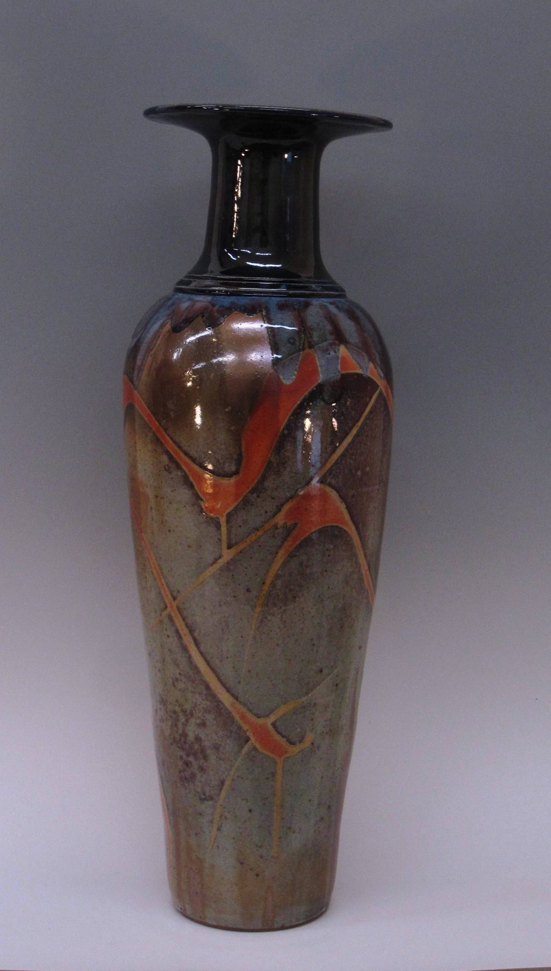 item # 222    25" x 8"  Vase
