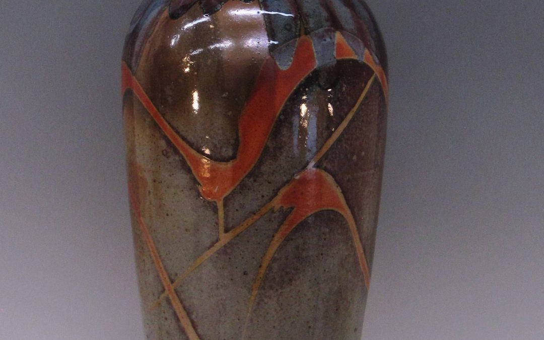 item # 222    25" x 8"  Vase