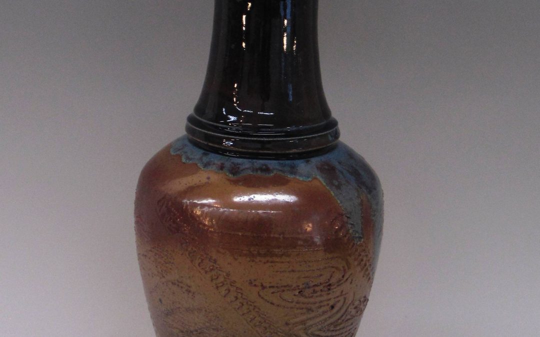 item # 224   16" x 6"  Vase