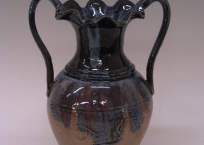 item # 233   12" x 8.5'  Vase with Handles