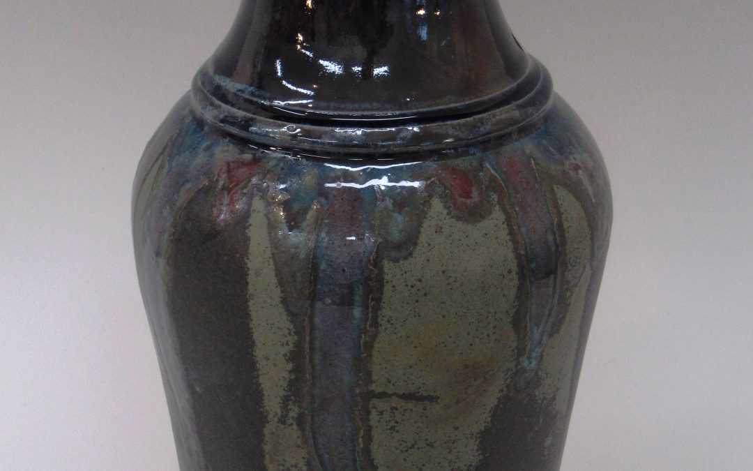 item # 235   13" x 6.25"  Vase