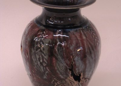 item # 245  7′ x 4.5"  Torn Vase