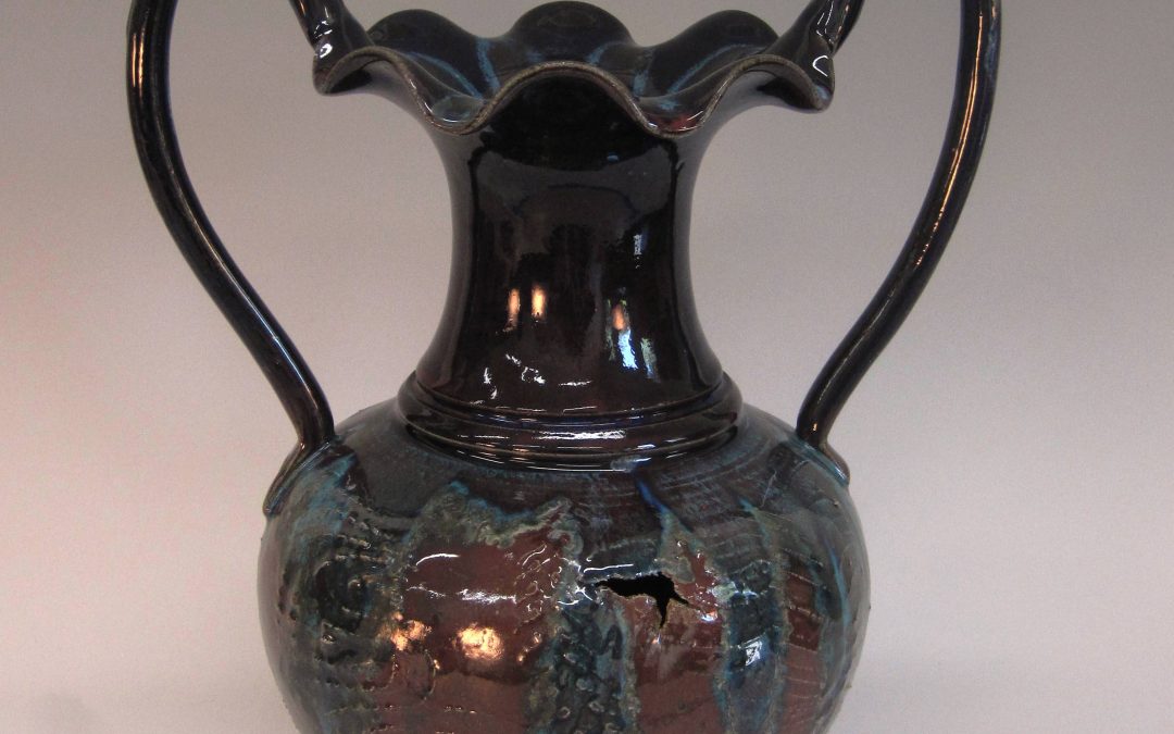 Vase with Handles 12.5" x 10"   item # 252