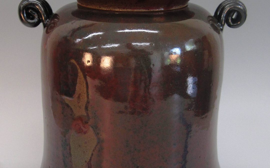 item # 229  10.5"x 6" Olive Jar