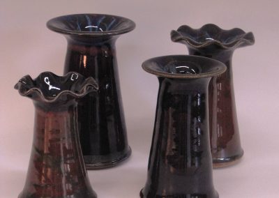 Assorted Small Vases 5" to 6" Tall