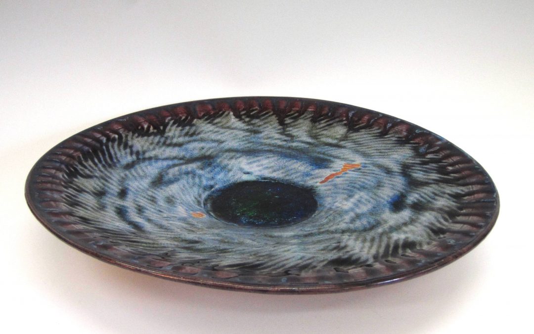 item # 248  3.5" x 16"  Wide Low Bowl