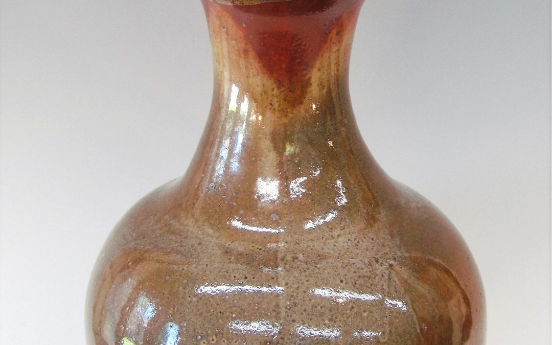 Shino Vase 18 1/2" x 9"  item # 263  $225