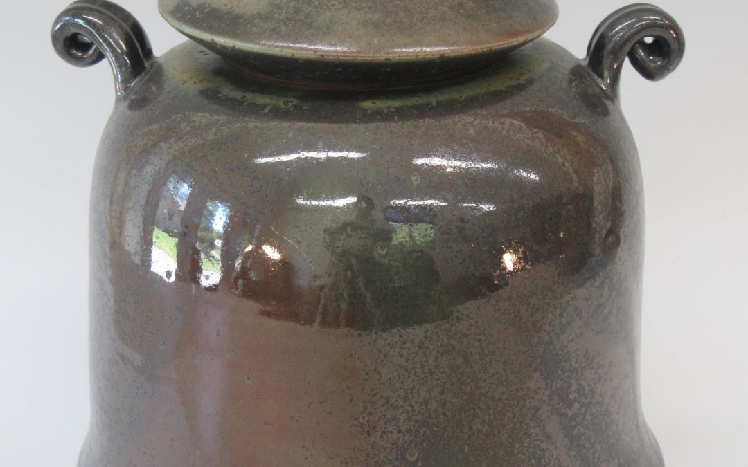 Lidded Jar   11" x 9"   Item # 268   $195