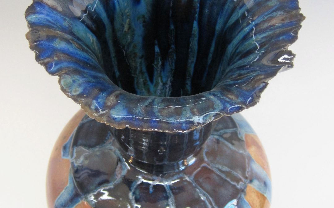 Item# 284 Flared Rim Vase 17"x 7 1/2"  $225