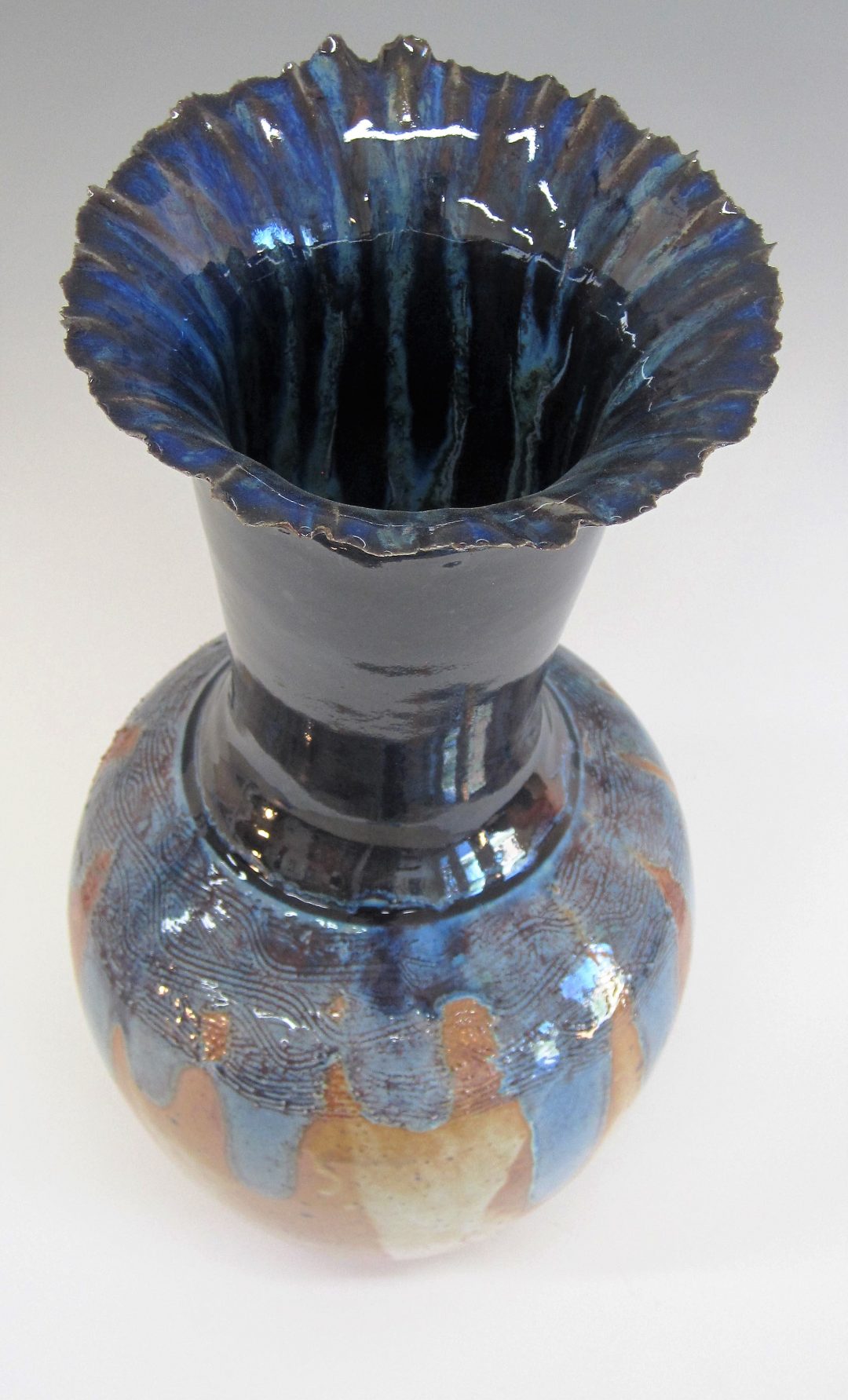 Item # 286 Flared Rim Vase 16"x 7"  $195