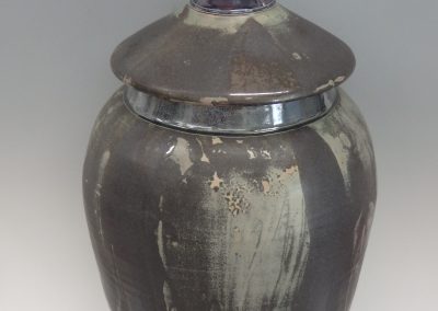 Item #321  Large Lidded Jar $950