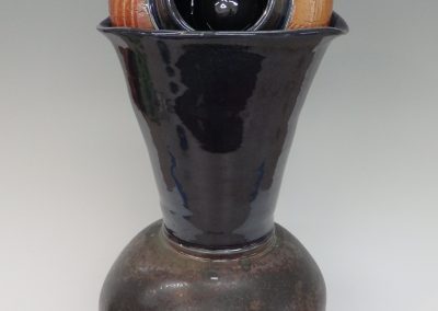 Item #326  Sculpture, Pot with in a Pot with in a Pot  22″ x 9 1/2″  $325